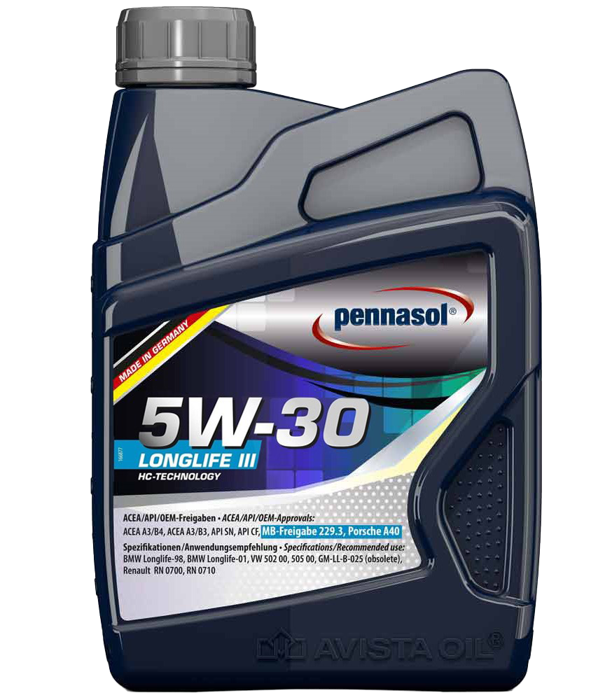 Моторное масло Pennasol Longlife III 5W-30, 1л